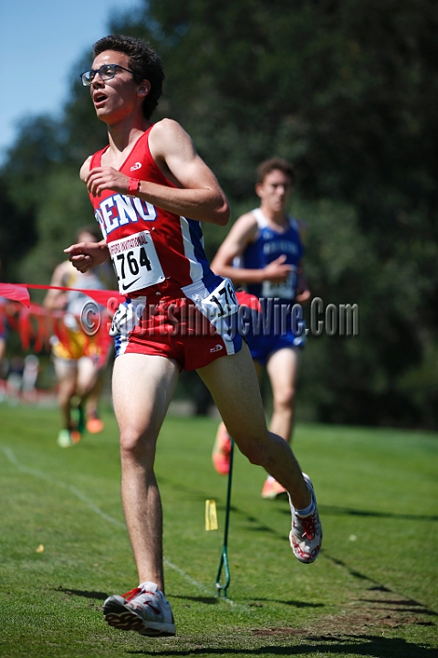 2014StanfordD2Boys-083.JPG - D2 boys race at the Stanford Invitational, September 27, Stanford Golf Course, Stanford, California.